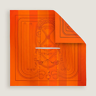 Grand Tralala double face dossard scarf | Hermès Australia